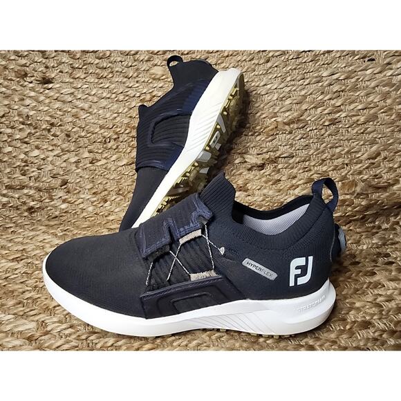 FootJoy Golf Shoes Hyperflex BOA Wrapid Men’s Size 8M Navy White Stratofoam main image 8
